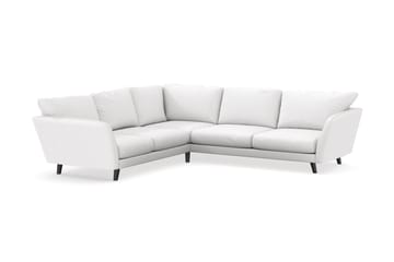 Trend Lyx 6-sits Vändbar L-formad Hörnsoffa i Tyg - Vit - Möbler - Soffa - Hörnsoffa