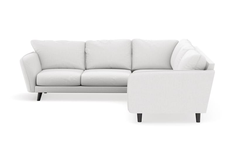 Trend Lyx 6-sits Vändbar L-formad Hörnsoffa i Tyg - Vit - Möbler - Soffa - Hörnsoffa