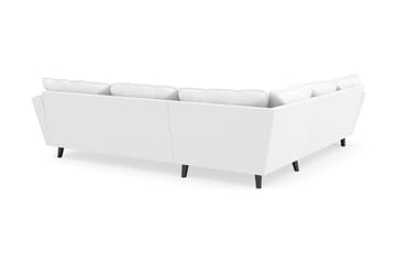 Trend Lyx 6-sits Vändbar L-formad Hörnsoffa i Tyg - Vit - Möbler - Soffa - Hörnsoffa