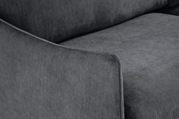 Trend Lyx Hörnsoffa Vändbar - Mörkgrå/Ek - Möbler - Soffa - Hörnsoffa