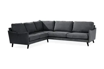 Trend Lyx Hörnsoffa Vändbar - Mörkgrå/Svart - Möbler - Soffa - Hörnsoffa