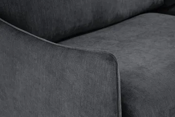 Trend Lyx Hörnsoffa Vändbar - Mörkgrå/Svart - Möbler - Soffa - Hörnsoffa