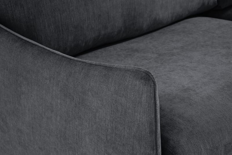 Trend Lyx Hörnsoffa Vändbar - Mörkgrå/Svart - Möbler - Soffa - Hörnsoffa