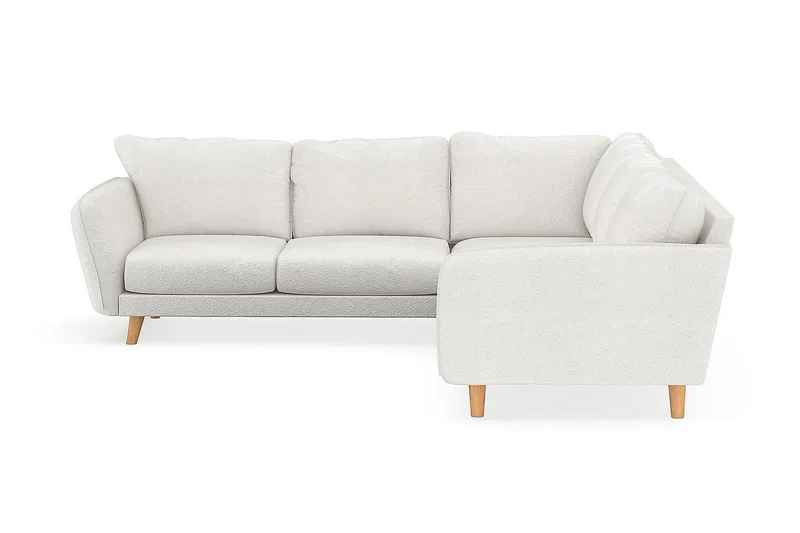 Trend Lyx Hörnsoffa Vändbar - Vit|Bouclé - Möbler - Soffa - Hörnsoffa