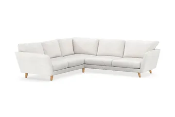 Trend Lyx Hörnsoffa Vändbar - Vit|Bouclé - Möbler - Soffa - Hörnsoffa