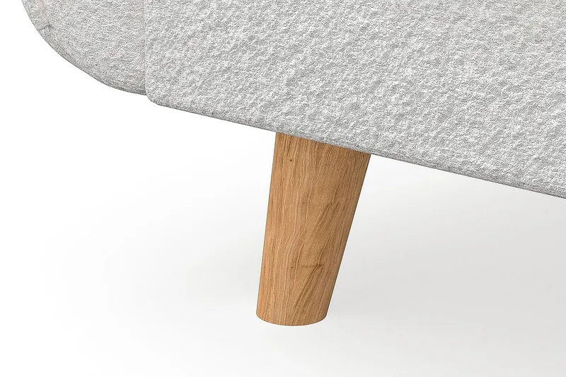 Trend Lyx Hörnsoffa Vändbar - Vit|Bouclé - Möbler - Soffa - Hörnsoffa