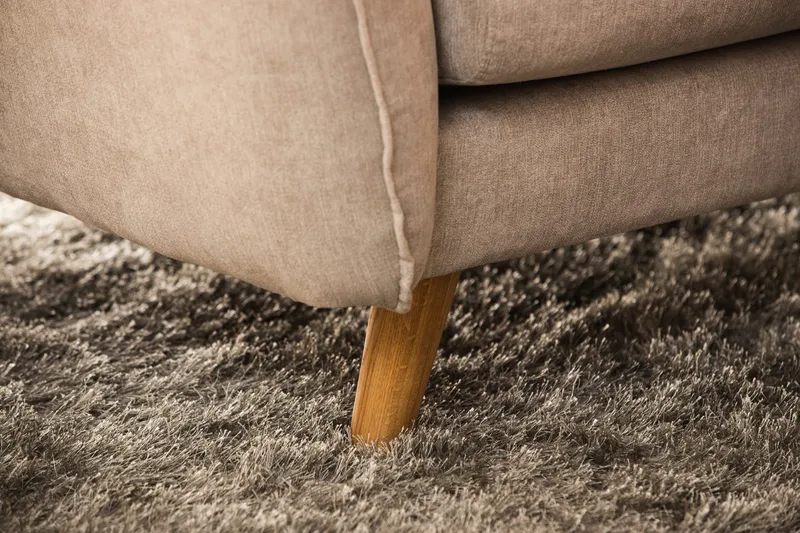 Trend Lyx Vändbar Hörnsoffa Scandi Days Beige Trend, Black Lulu 4, Beige Fabric - Möbler - Soffa - Hörnsoffa