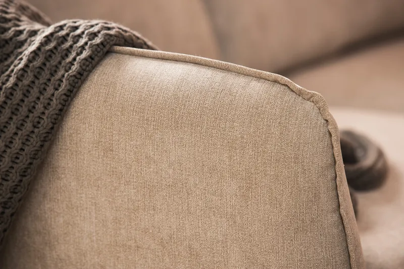 Trend Lyx Vändbar Hörnsoffa Scandi Days Beige Trend, Black Lulu 4, Beige Fabric - Möbler - Soffa - Hörnsoffa