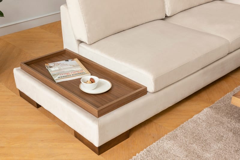 Tulima Soffa med Schäslong Höger - Beige/Natur - Möbler - Soffa - Hörnsoffa
