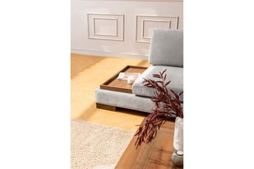 Tulima Soffa med Schäslong Höger - Ljusgrå/Natur - Möbler - Soffa - Hörnsoffa