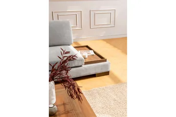 Tulima Soffa med Schäslong Vänster - Ljusgrå/Natur - Möbler - Soffa - Hörnsoffa