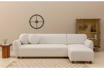 Whitecliffs Divansoffa 3-sits - Vit - Möbler - Soffa - Divansoffa & schäslongsoffa - 3 sits soffa med divan