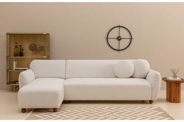 Whitecliffs Divansoffa 3-sits - Vit - Möbler - Soffa - Divansoffa & schäslongsoffa - 3 sits soffa med divan