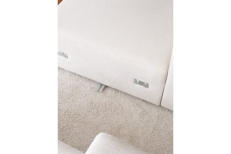 Yolo Hörnsoffa 2-sits - Vit - Möbler - Soffa - Hörnsoffa - Hörnsoffa med divan