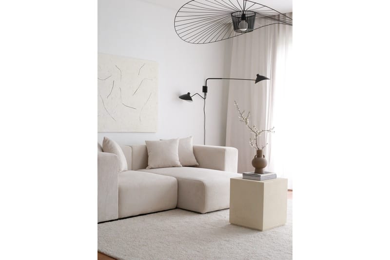 Yolo Hörnsoffa 2-sits - Vit - Möbler - Soffa - Hörnsoffa - Hörnsoffa med divan