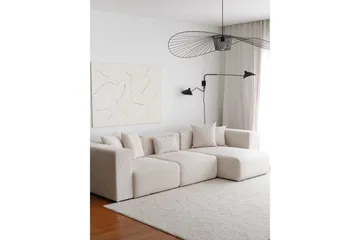 Yolo Hörnsoffa 4-sits - Vit - Möbler - Soffa - Hörnsoffa - Hörnsoffa med divan