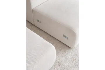 Yolo Hörnsoffa 4-sits - Vit - Möbler - Soffa - Hörnsoffa - Hörnsoffa med divan