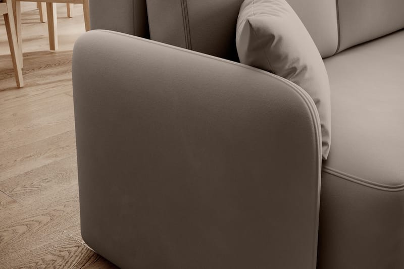 Hadson 3-sits Soffa med Divan - Beige - Möbler - Soffa - Sammetssoffa