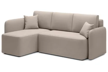 Hadson 3-sits Soffa med Divan - Beige - Möbler - Soffa - Sammetssoffa