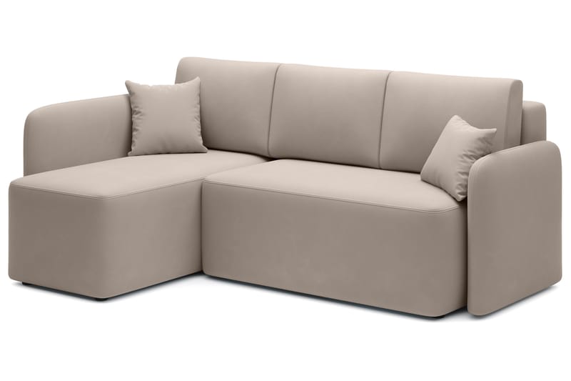 Hadson 3-sits Soffa med Divan - Beige - Möbler - Soffa - Sammetssoffa