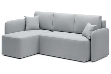 Hadson 3-sits Soffa med Divan - Grå - Möbler - Soffa - Sammetssoffa