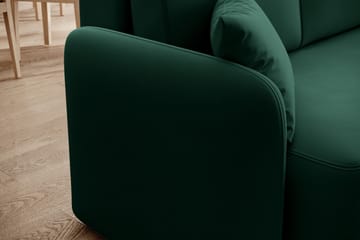 Hadson 3-sits Soffa med Divan - Grön - Möbler - Soffa - Sammetssoffa