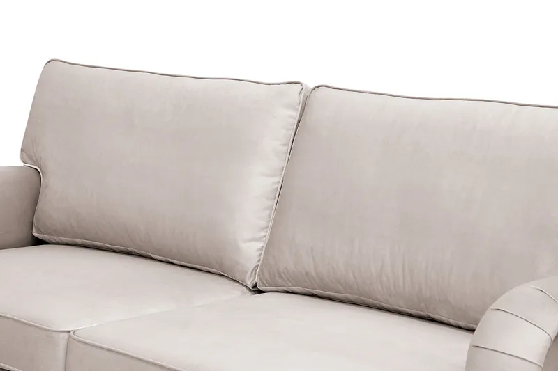 Howard Classic 3-sits Sammetsoffa - Beige - Möbler - Soffa - Howardsoffa