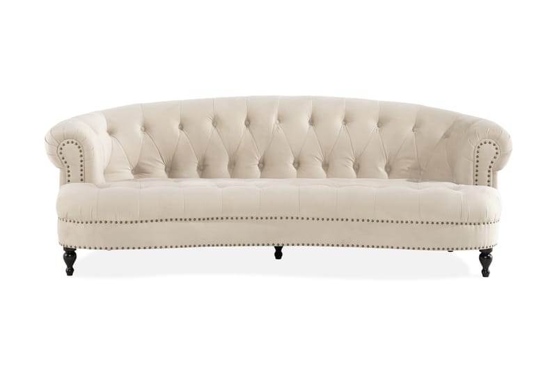 3-sits Soffa Petitfils - Beige - Chesterfield soffa - 3 sits soffa - Howardsoffa