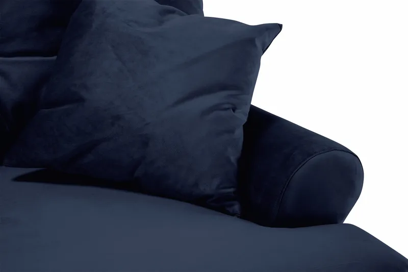 Andrew 2-sits Sammetssoffa - Blå - Möbler - Soffa - Howardsoffa