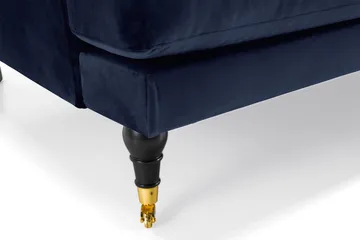 Andrew 2-sits Sammetssoffa - Blå - Möbler - Soffa - Sammetssoffa