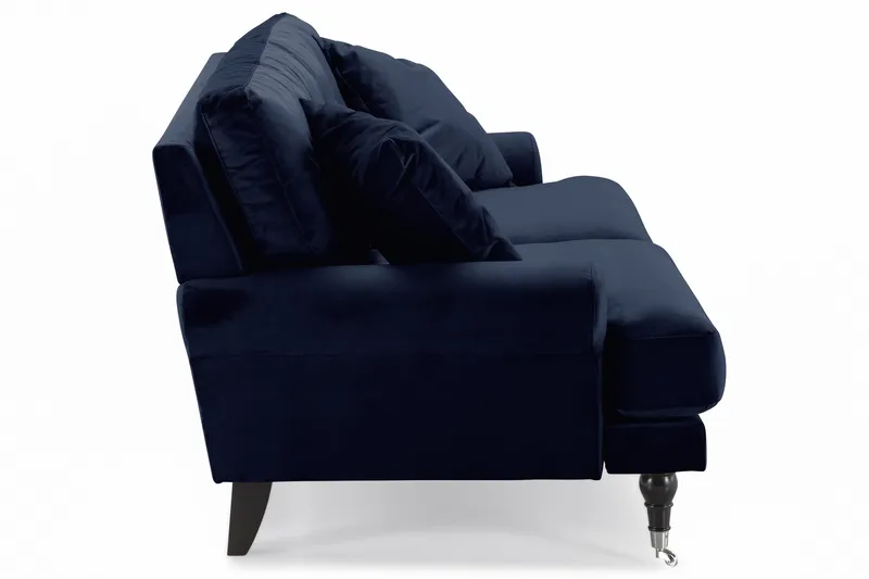 Andrew 2-sits Sammetssoffa - Blå - Möbler - Soffa - Howardsoffa