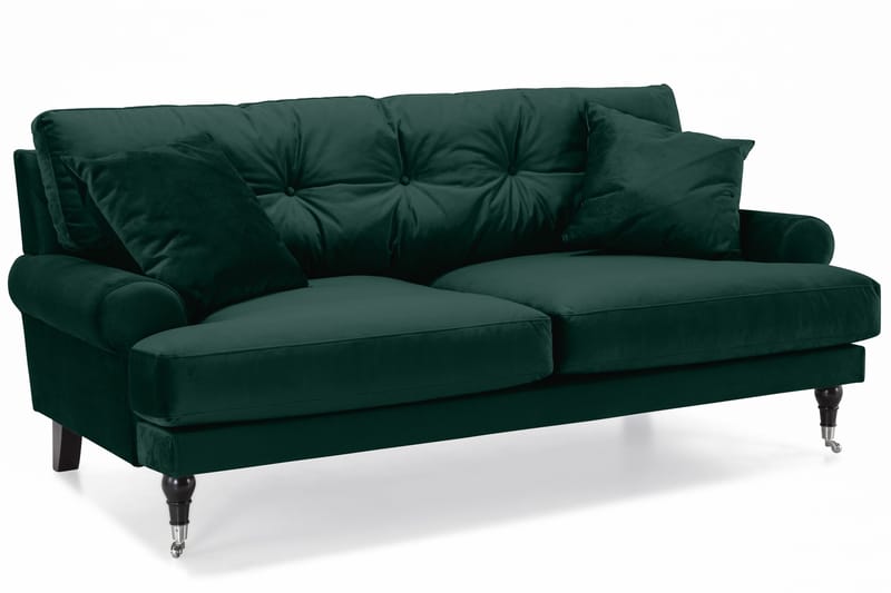 Andrew 2-sits Sammetssoffa - Grön - Möbler - Soffa - Howardsoffa