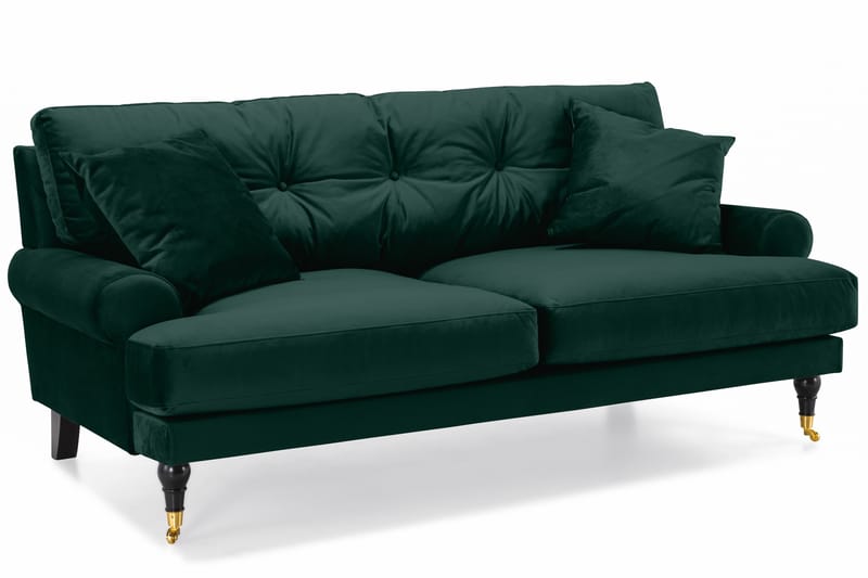 Andrew 2-sits Sammetssoffa - Grön - Möbler - Soffa - Sammetssoffa