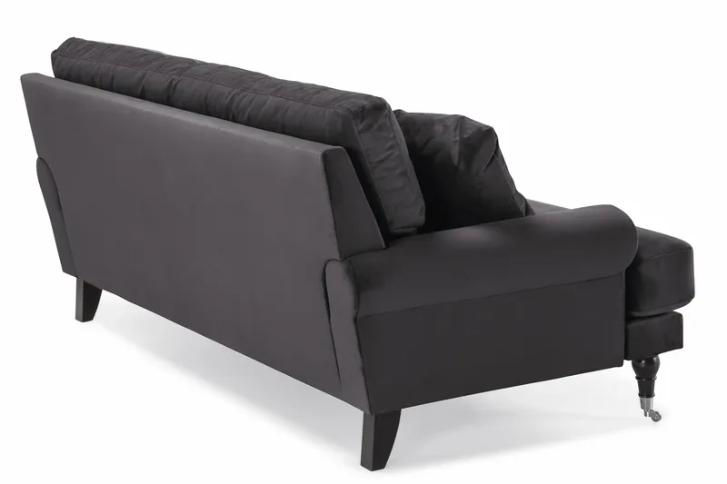 Andrew 2-sits Sammetssoffa - Mörkgrå - Möbler - Soffa - Howardsoffa