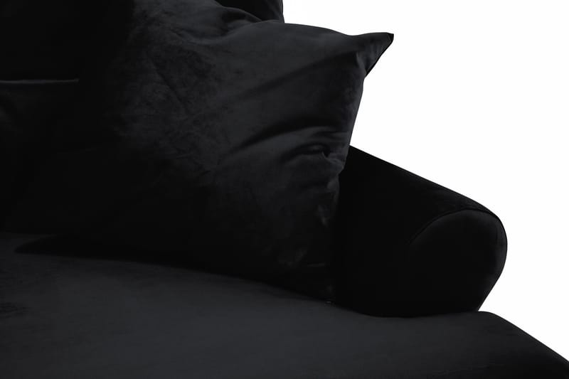 Andrew 2-sits Sammetssoffa - Svart - Möbler - Soffa - Howardsoffa