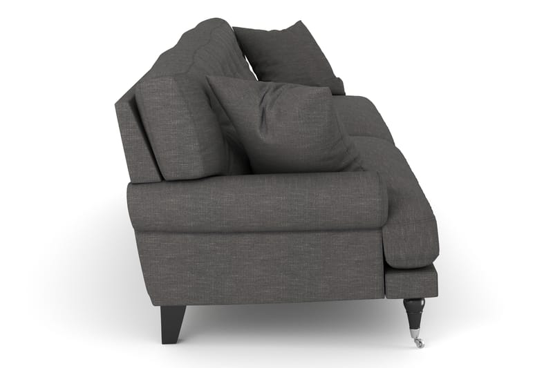 Andrew 3-sits Tygsoffa - Mörkgrå - Möbler - Soffa - Howardsoffa