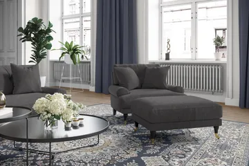 Andrew 3-sits Tygsoffa - Mörkgrå - Möbler - Soffa - Howardsoffa