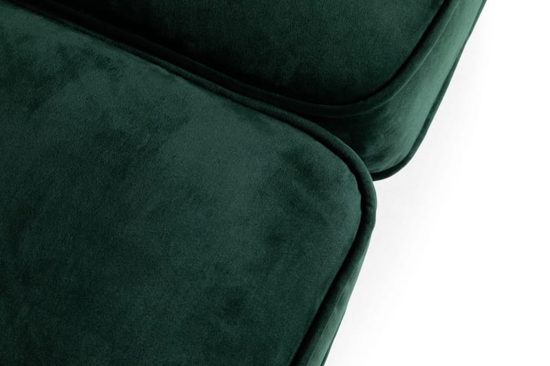 Chesterfield Lyx 2-sits Liten sammetssoffa - Djup soffa 160 cm bred - Grön - Möbler - Soffa - Howardsoffa