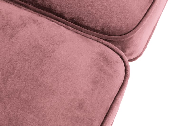 Chesterfield Lyx Sammetssoffa 2-sits - Rostrosa - Möbler - Soffa - Howardsoffa
