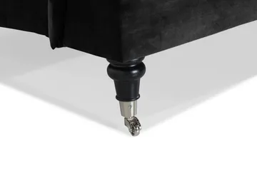 Howard Classic 2-sits Svängd Sammetssoffa - Svart - Möbler - Soffa - Howardsoffa