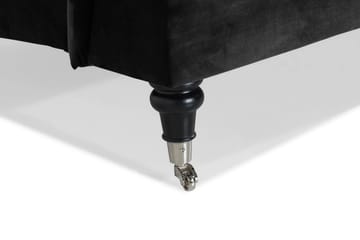 Howard Classic 2-sits Svängd Sammetssoffa - Svart - Möbler - Soffa - Howardsoffa