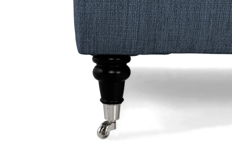 Howard Classic 2-sits Svängd Tygsoffa - Blå - Möbler - Soffa - Howardsoffa