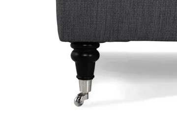 Howard Classic 2-sits Svängd Tygsoffa - Mörkgrå - Möbler - Soffa - Howardsoffa