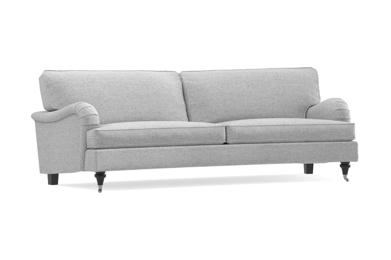 Howard Classic 3-sits Svängd Tygsoffa - Grå - Möbler - Soffa - Howardsoffa