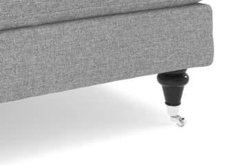 Howard Classic 3-sits Svängd Tygsoffa - Grå - Möbler - Soffa - Howardsoffa