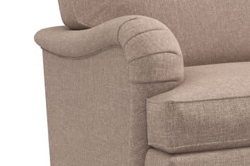 Howard Classic 3-sits Svängd Tygsoffa - Mörkbeige - Möbler - Soffa - Howardsoffa