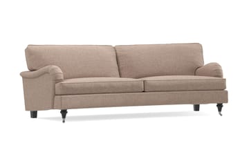 Howard Classic 3-sits Svängd Tygsoffa - Mörkbeige - Möbler - Soffa - Howardsoffa