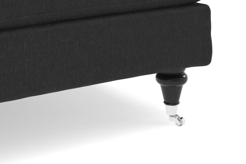 Howard Classic 3-sits Svängd Tygsoffa - Mörkgrå - Möbler - Soffa - Howardsoffa