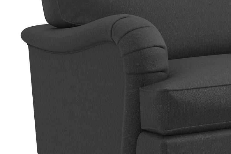 Howard Classic 3-sits Svängd Tygsoffa - Mörkgrå - Möbler - Soffa - Howardsoffa