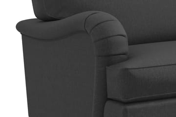 Howard Classic 3-sits Svängd Tygsoffa - Mörkgrå - Möbler - Soffa - Howardsoffa